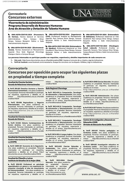 Concurso por oposición: DER